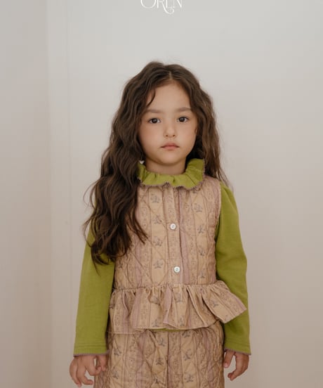 11[予約]OREN groot vest quilted padded set up