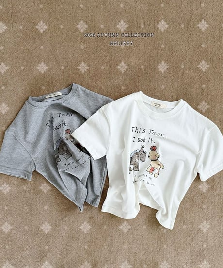 1[予約]melikey pony short sleeve t