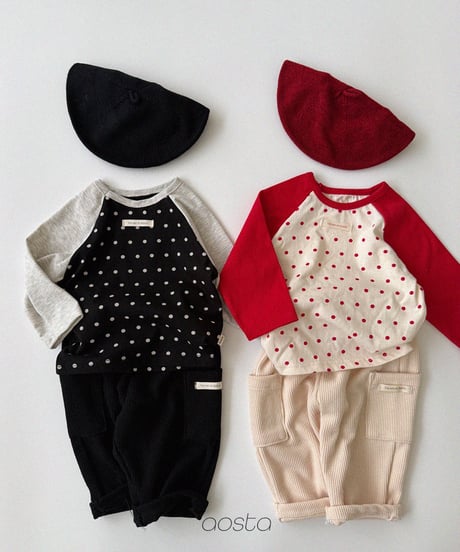 11[予約]Aosta dot raglan t