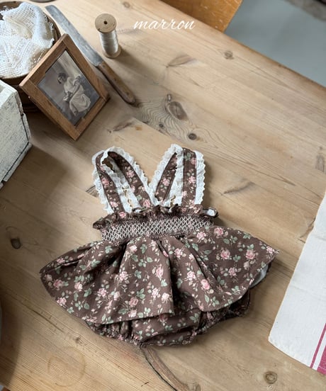 46[予約]marron lauren bloomer(6-18m)