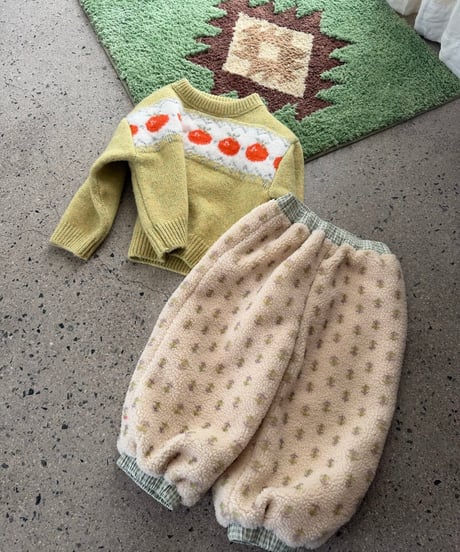67[予約]aiai petit flower tumble pants