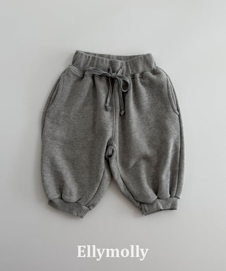 42[予約]ELLYMOLLY bubble capri jogger pants