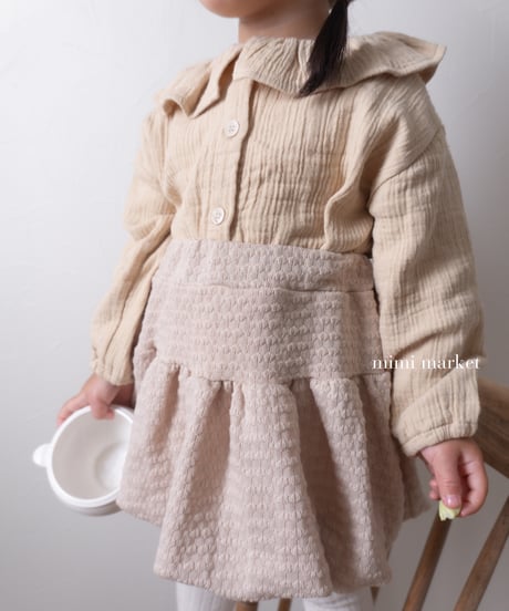 23[予約]mimi market knit balloon skirt