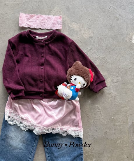 67[予約]bunny powder slim skirt