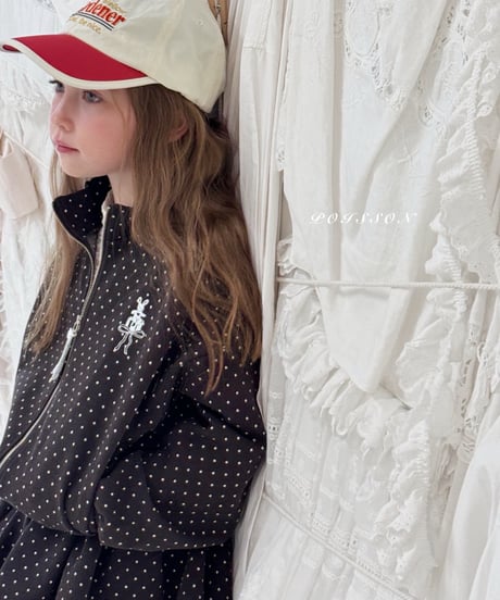 3[予約]poisson dot bunny zip-up