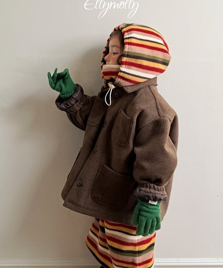 102[予約]ELLYMOLLY fluffy hood warmer