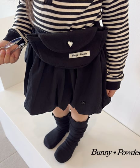 83[予約]bunny powder heart mini bag