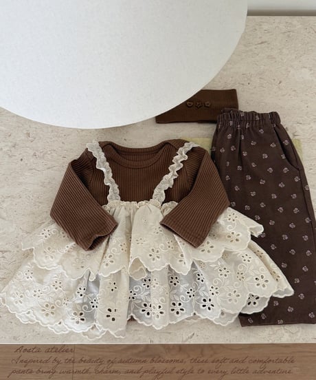 23[予約]Aosta lace cancan blouse