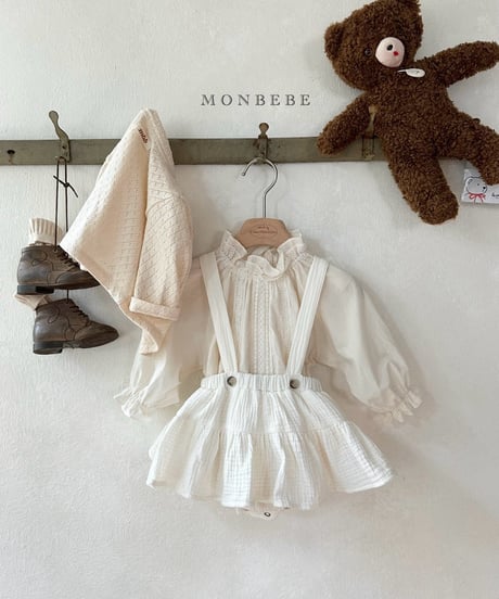 40[予約]monbebe chloe lace blouse