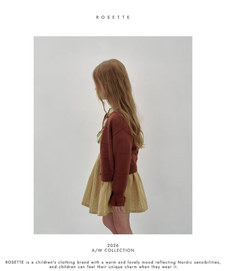 24[予約]ROSETTE maple skirt