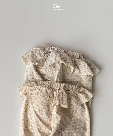 38[予約]onu frill skirt leg pants
