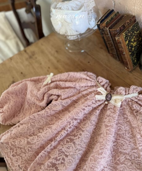 22[予約]marron lace blouse(XS-L)