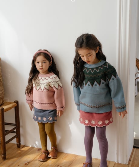 22[予約]OREN bella embroidered skirt pants