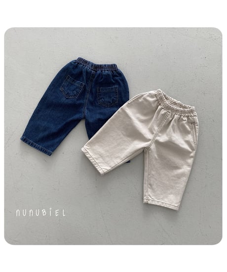 39[予約]nunubiel denim pants