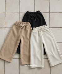 18[予約]mon Atelier string pants