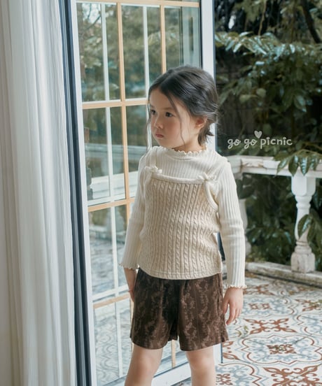 8[予約]go go picnic ivy corduroy shorts