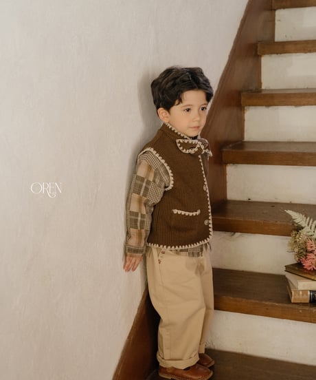 23[予約]OREN oliver patchwork shirt