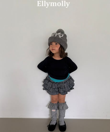 129[予約]ELLYMOLLY Edge Frill Socks