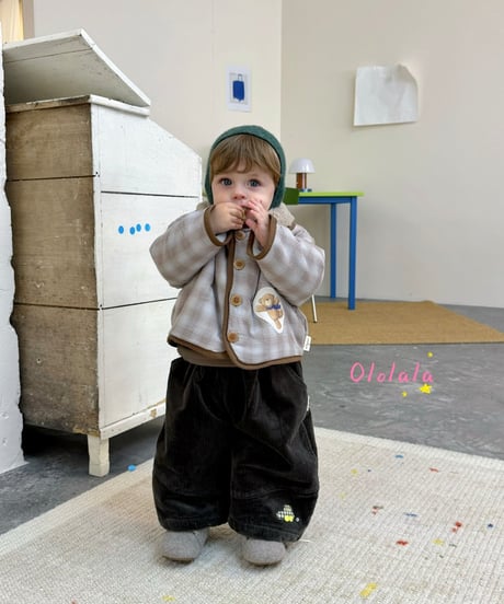 23[予約]ololala mini cacorduroy pants