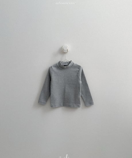 6[予約]atomeme plain turtleneck t-shirt