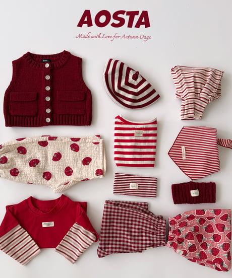 14[予約]Aosta strawberry pants