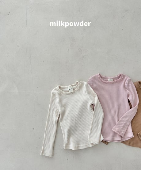 8[予約]milkpowder soft tee