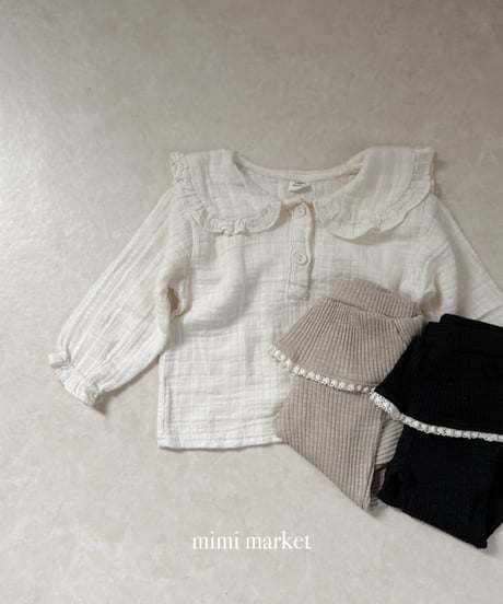 10[予約]mimi market moa blouse