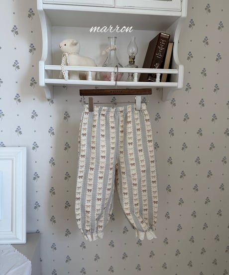 34[予約]marron peter pants(XS-L)