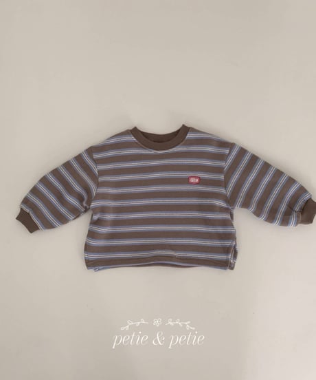 15[予約]petit&petit joy stripe t