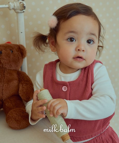 25[予約]milkbalm dewey vest