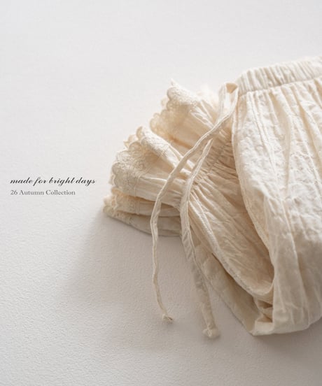 15[予約]anggo crepe pants