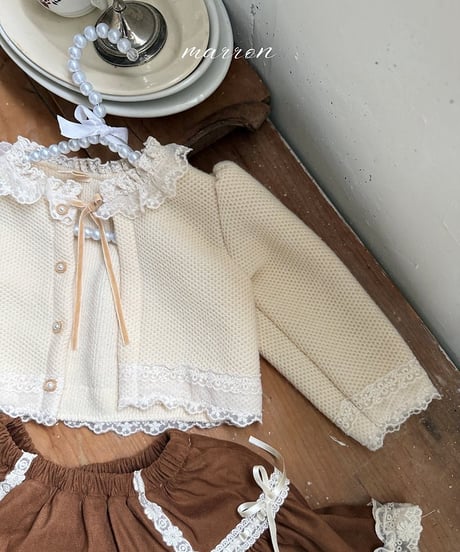 3[予約]marron chloe cardigan(XS-L)