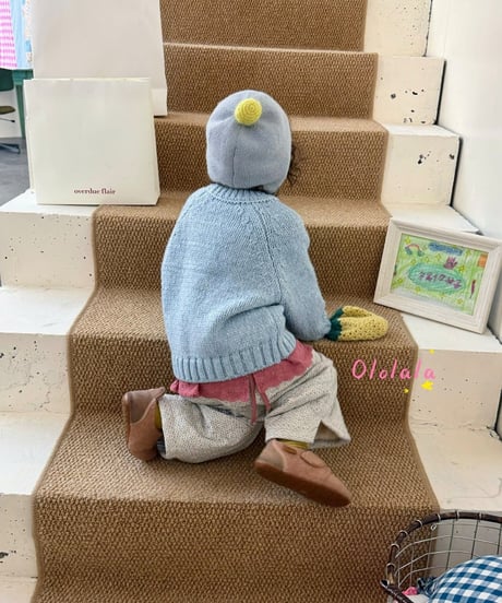 10[予約]ololala macaron round knit
