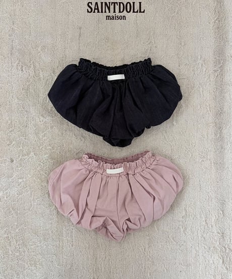 56[予約]saintdoll denim balloon shorts