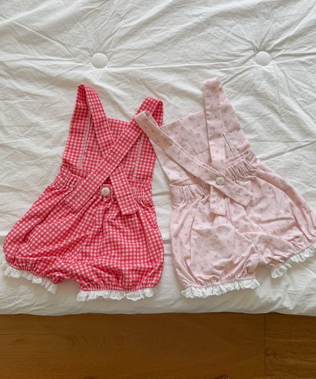 46[予約]ninibello pine pumpkin romper