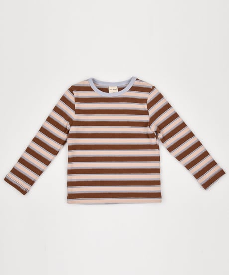 12[予約]送料無料 the beige multi stripe tee