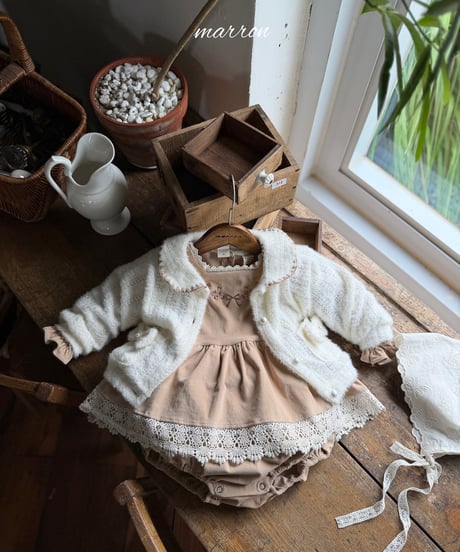 49[予約]marron bouquet suit(6-18m)