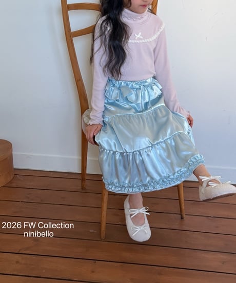 47[予約]ninibello bijou long skirt
