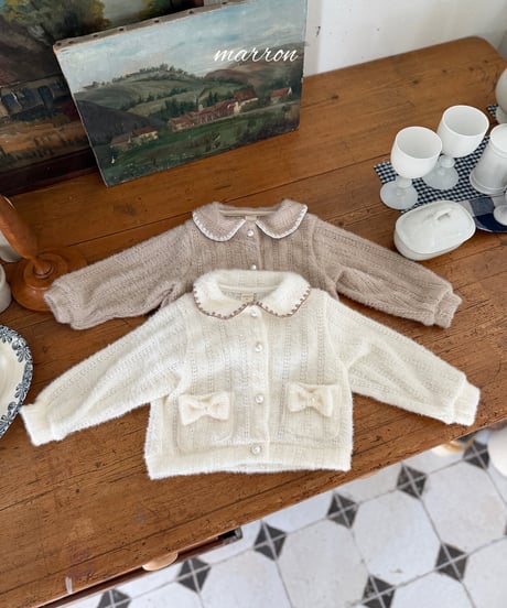 7[予約]marron chloe cardigan(XS-L)