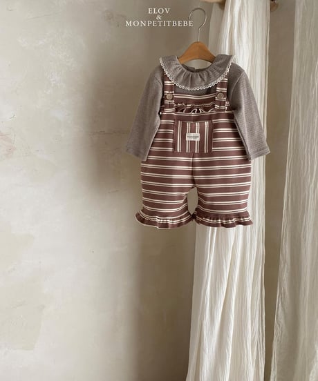 10[予約]elov&monpetitbebe bagely overall
