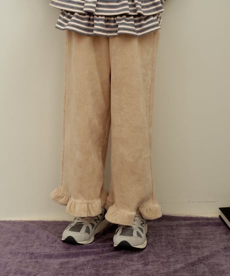 4[予約]momoann roa frill pants