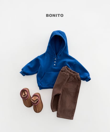 31[予約]bonito bracketed hoodie