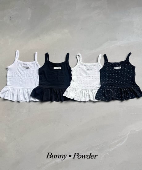 12[予約]bunny powder layered camisole