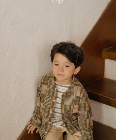 23[予約]OREN oliver patchwork shirt