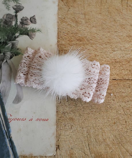 41[予約]FLO madeleine mink pair hairpins