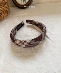 63[予約]marron bean headband