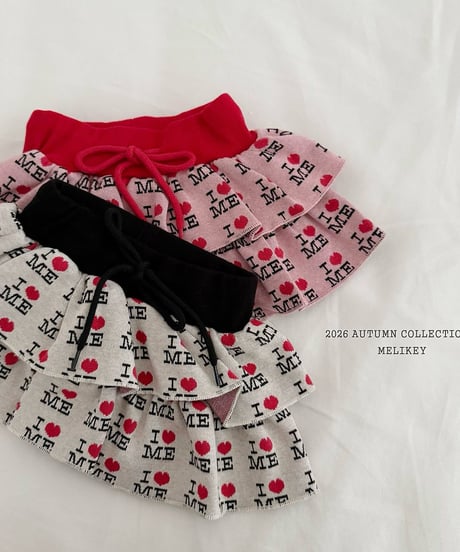 30[予約]melikey cancan love me skirt
