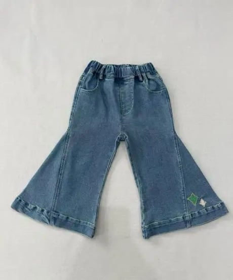 37[予約]aiai ribbon bootcut denim pants