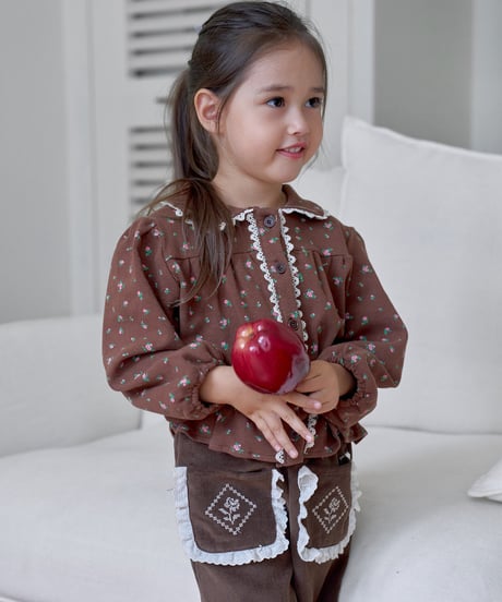 12[予約]marron sharon blouse(XS-L)