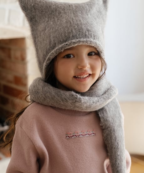 9[予約]OREN cat muffler beanie
